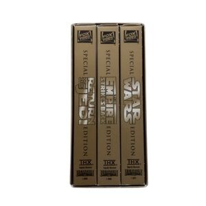 Star Wars Trilogy Special Edition Gold VHS Box Set